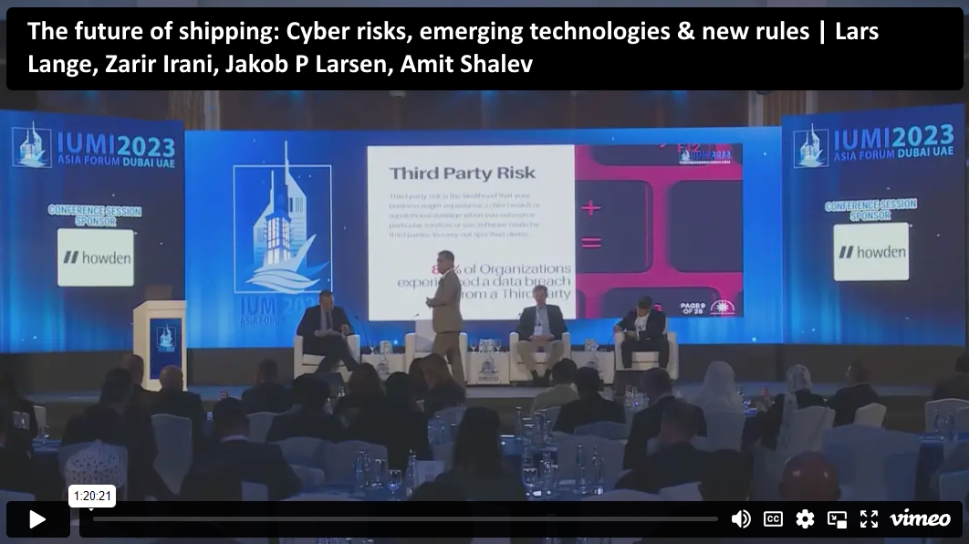 IUMI Asia 2023 - Managing Cyber Risk